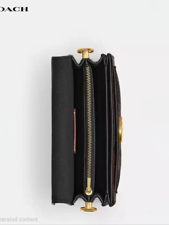 Coach Tabby Shoulder Bag 20 in Haircalf With Brown Leopard with Gold C Hardware - Picture 14 of 16